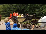 Year 2 waving at the Queen