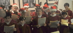 2nd Choir open the Fair with some Christmas carols.