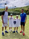 Tim Henman with the Papplewick Flag